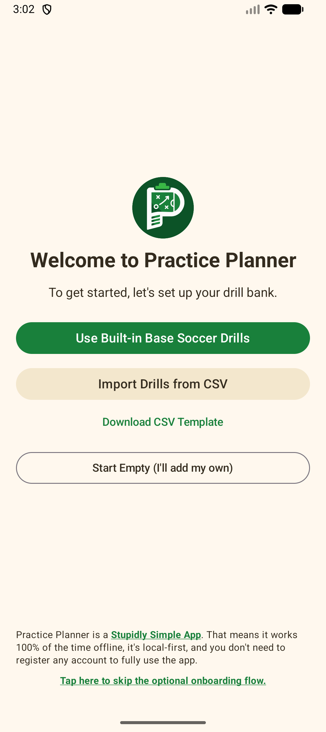 Onboarding Step 1 - Drill Bank Setup